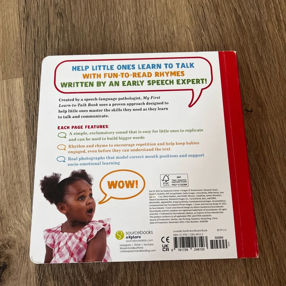 My First Learn-to-Talk Book by Stephanie Cohen